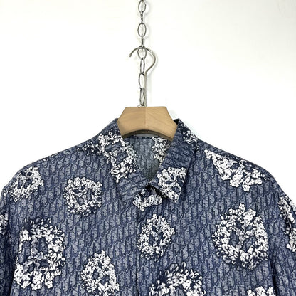 DIOR x Denim Tears Silk Monogram Oversized Shirt