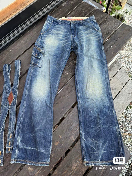 PRPS Workwear Tag Straight Jeans