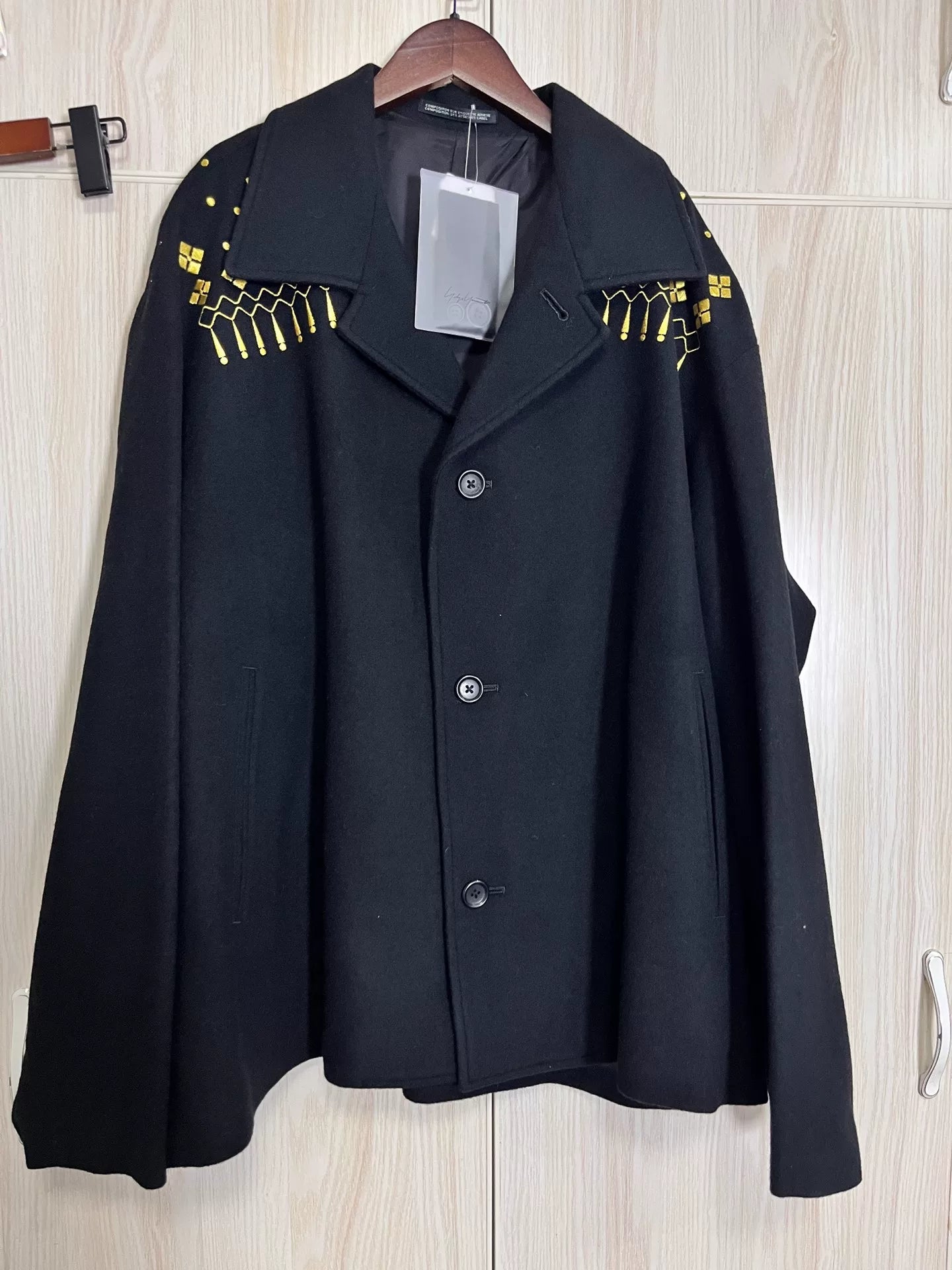 Yohji Yamamoto 92AW Gold Embroidered Jacket