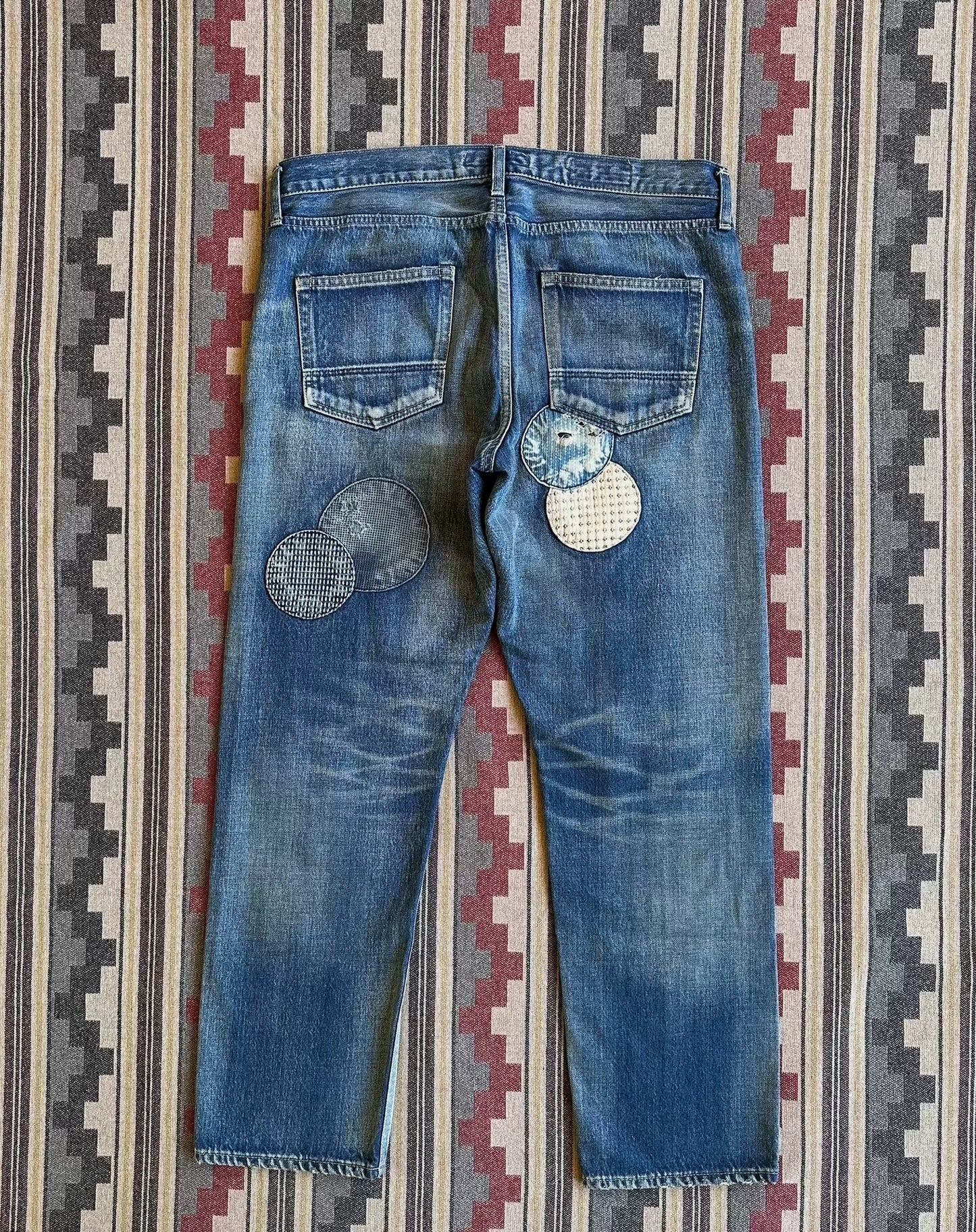 fdmtl slim fit selvage denim jeans