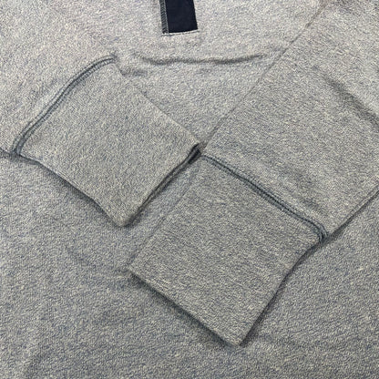 gray long sleeve henley shirt by Ralph Lauren