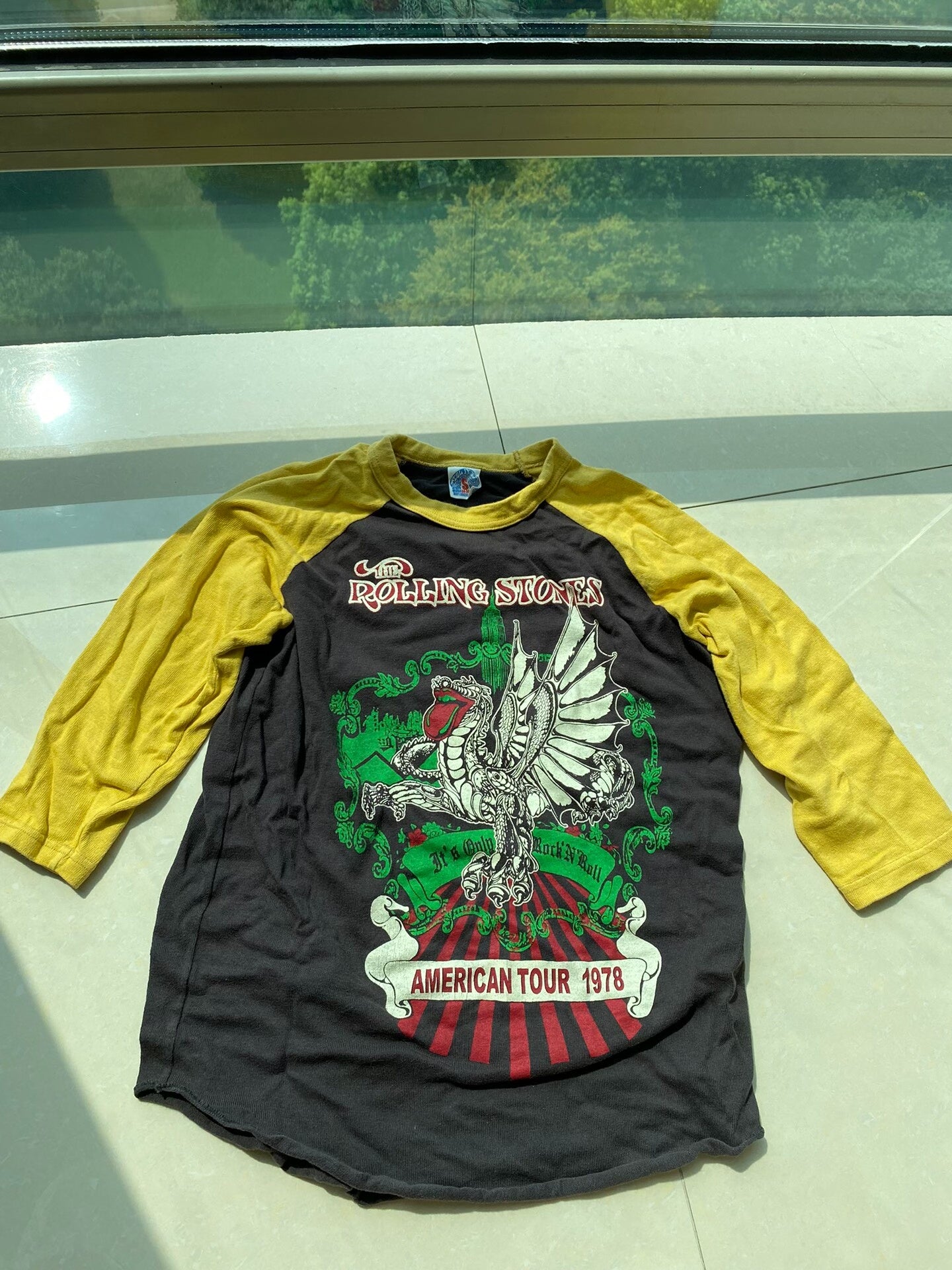 skull graphic long sleeve shirt