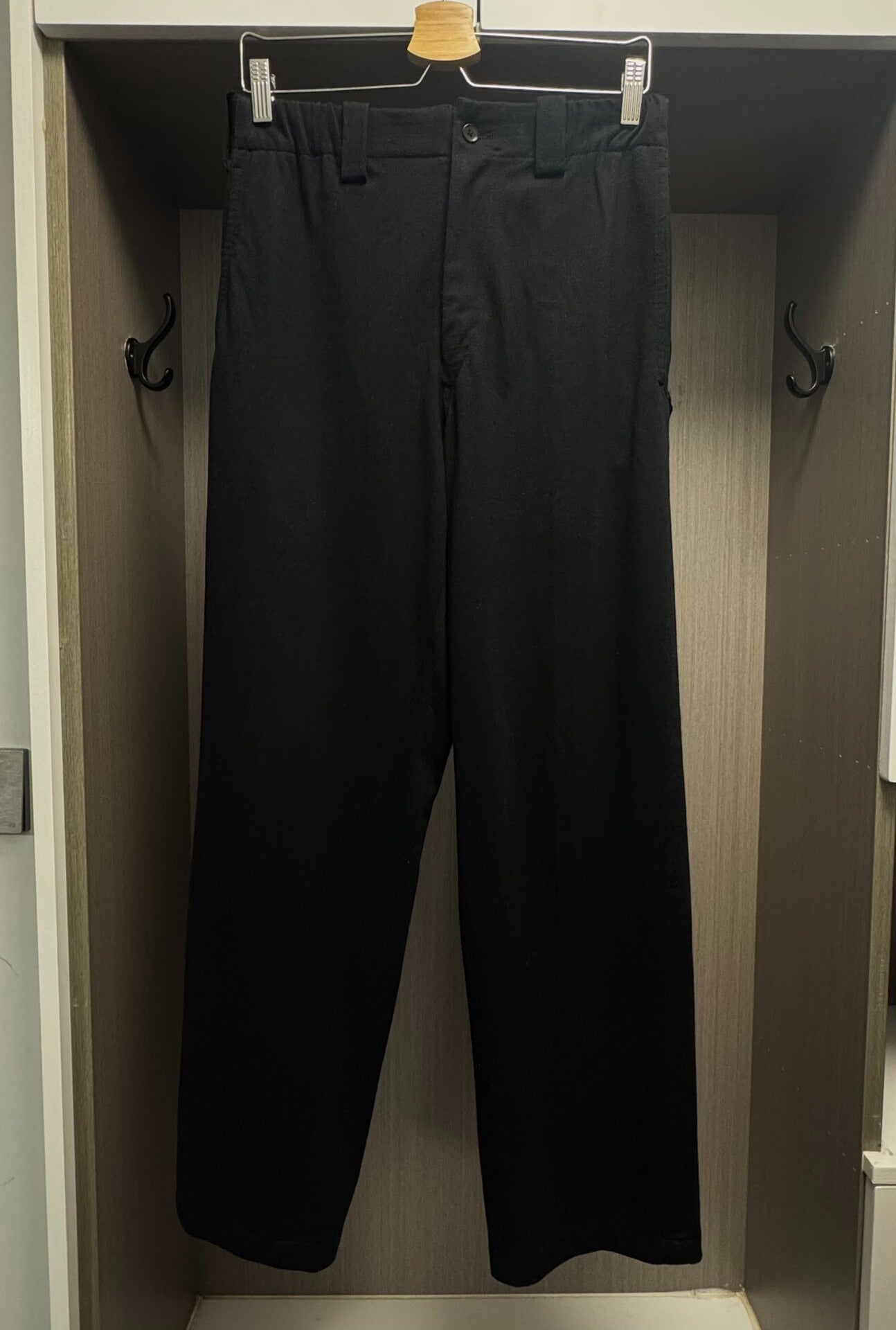 Yohji Yamamoto Silk Pleated Wide Pants