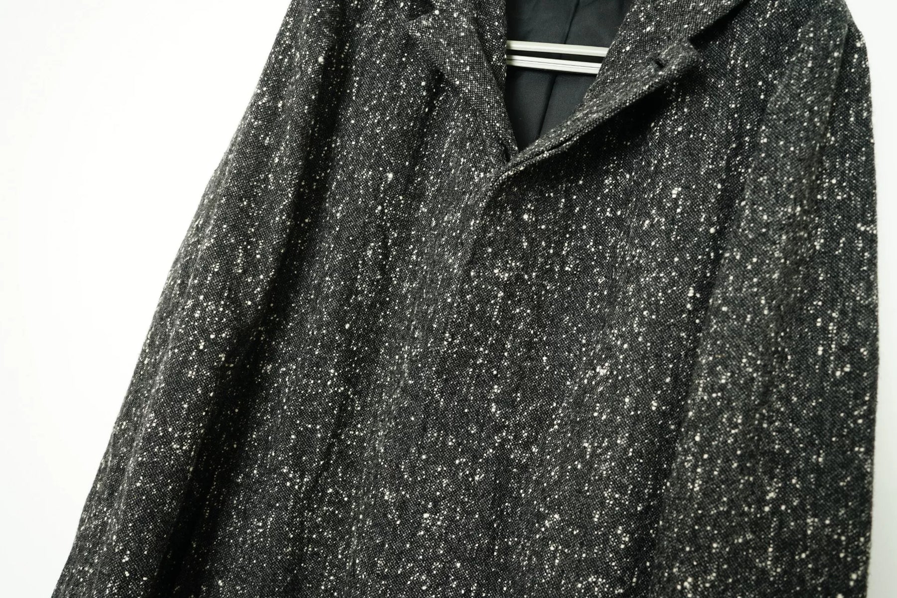 Yohji Yamamoto Snowflake Fleece Hooded Coat