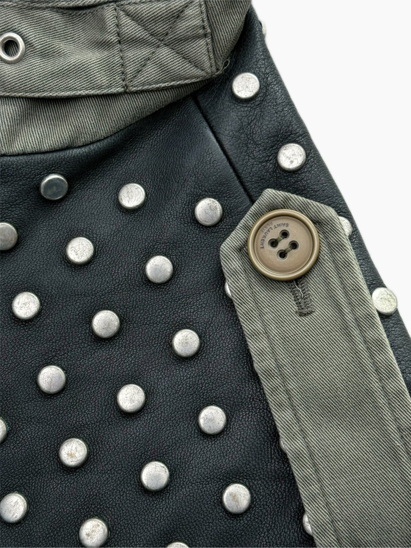 Saint Laurent 2014 Olive Military Jacket