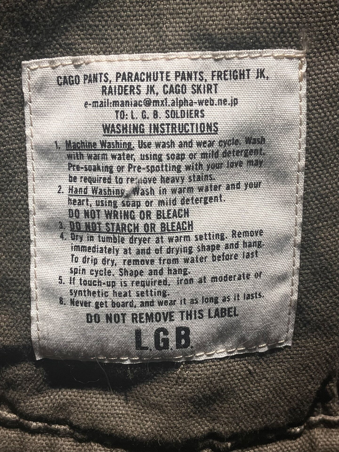 lgb early multi-pocket cargo jacket