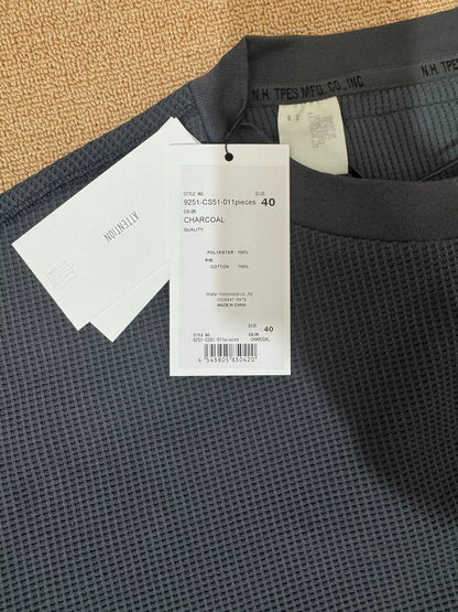 N.HOOLYWOOD Side-Panel Waffle T-Shirt