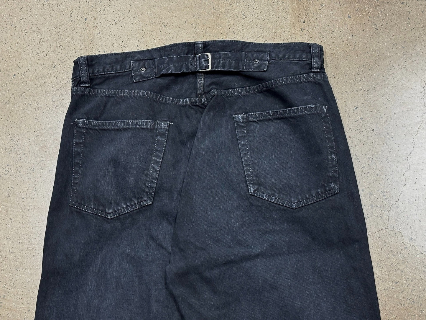 A.presse 25ss Washed Wide Denim Pants
