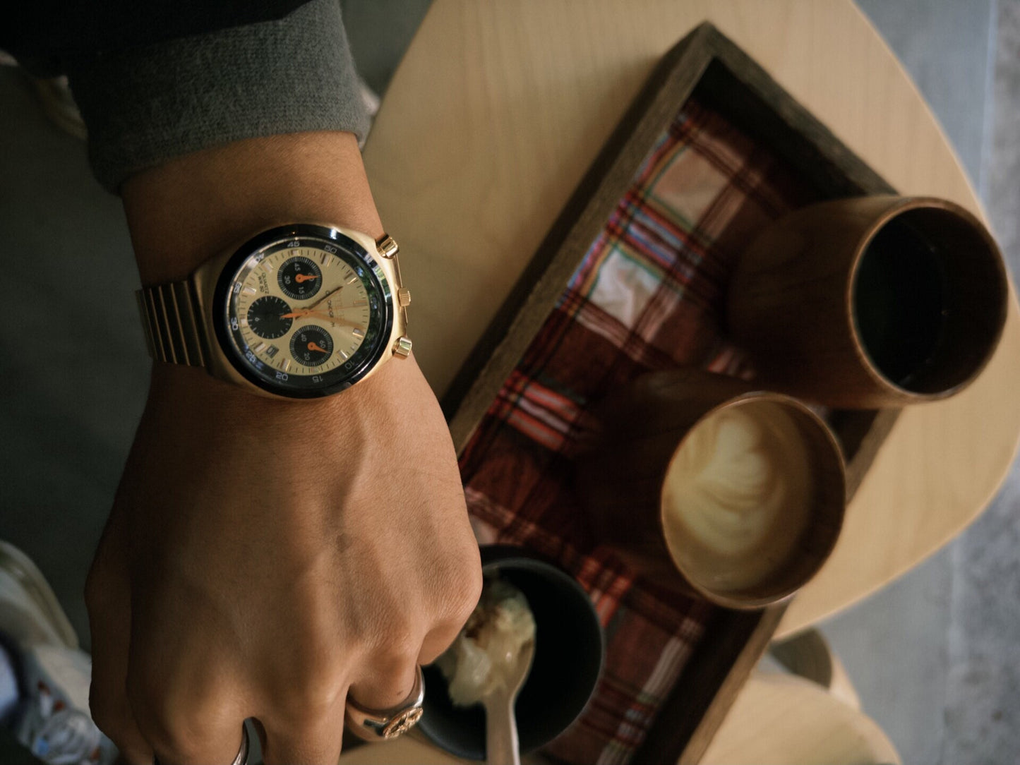 citizen x beams gold watch