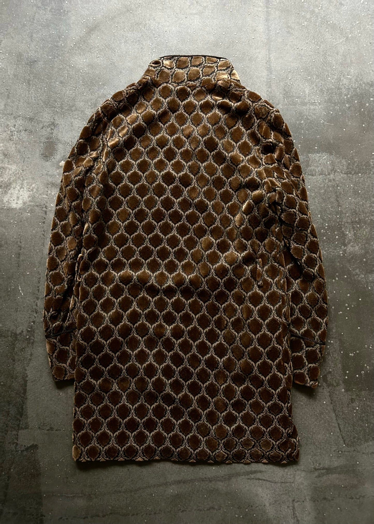 number nine stylish patterned long coat