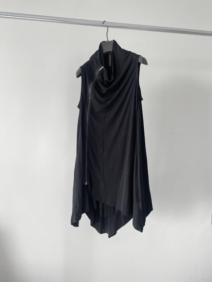 Rick Owens Asymmetric Drape Vest