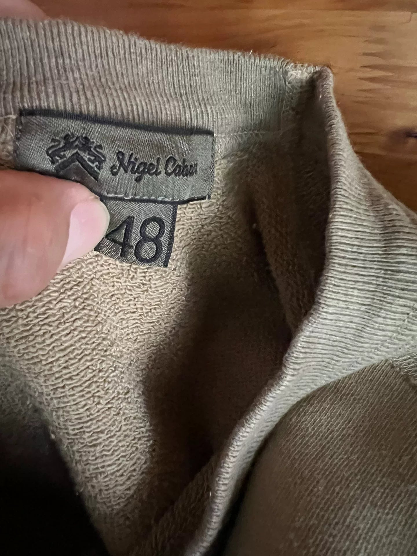 Nigel Cabourn Vintage Three-Quarter Sleeve Sweatshirt