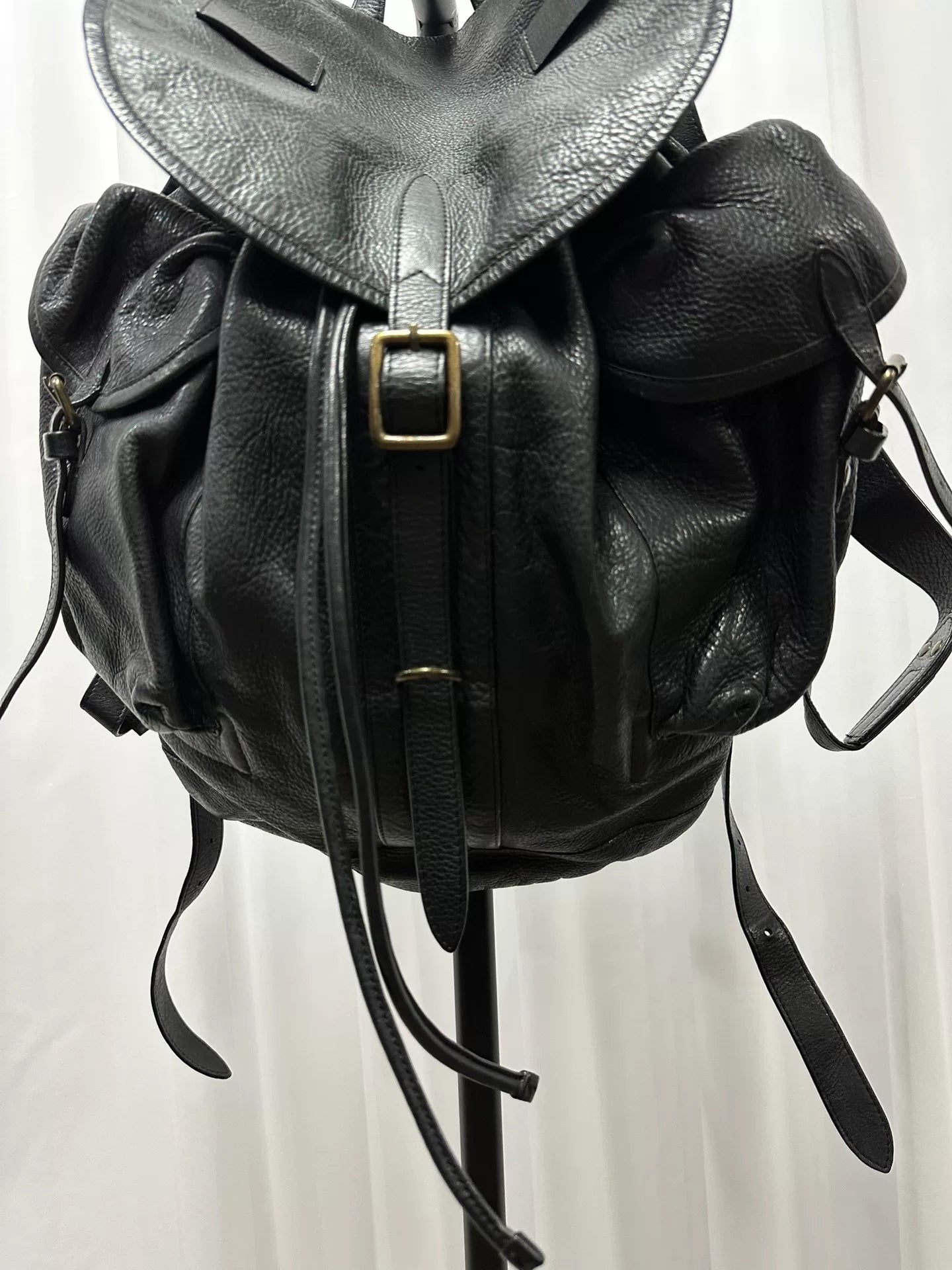 Dries Van Noten AW16 Runway Leather Backpack