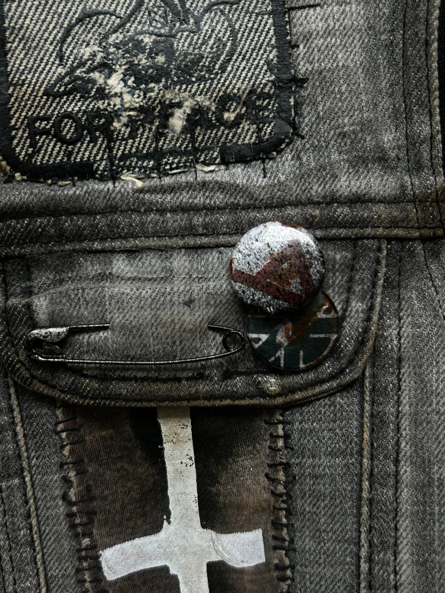 diamond dogs patchwork leather jacket