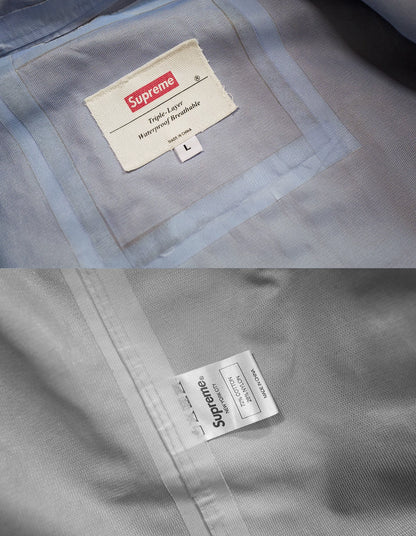 supreme taped seam fishtail parka