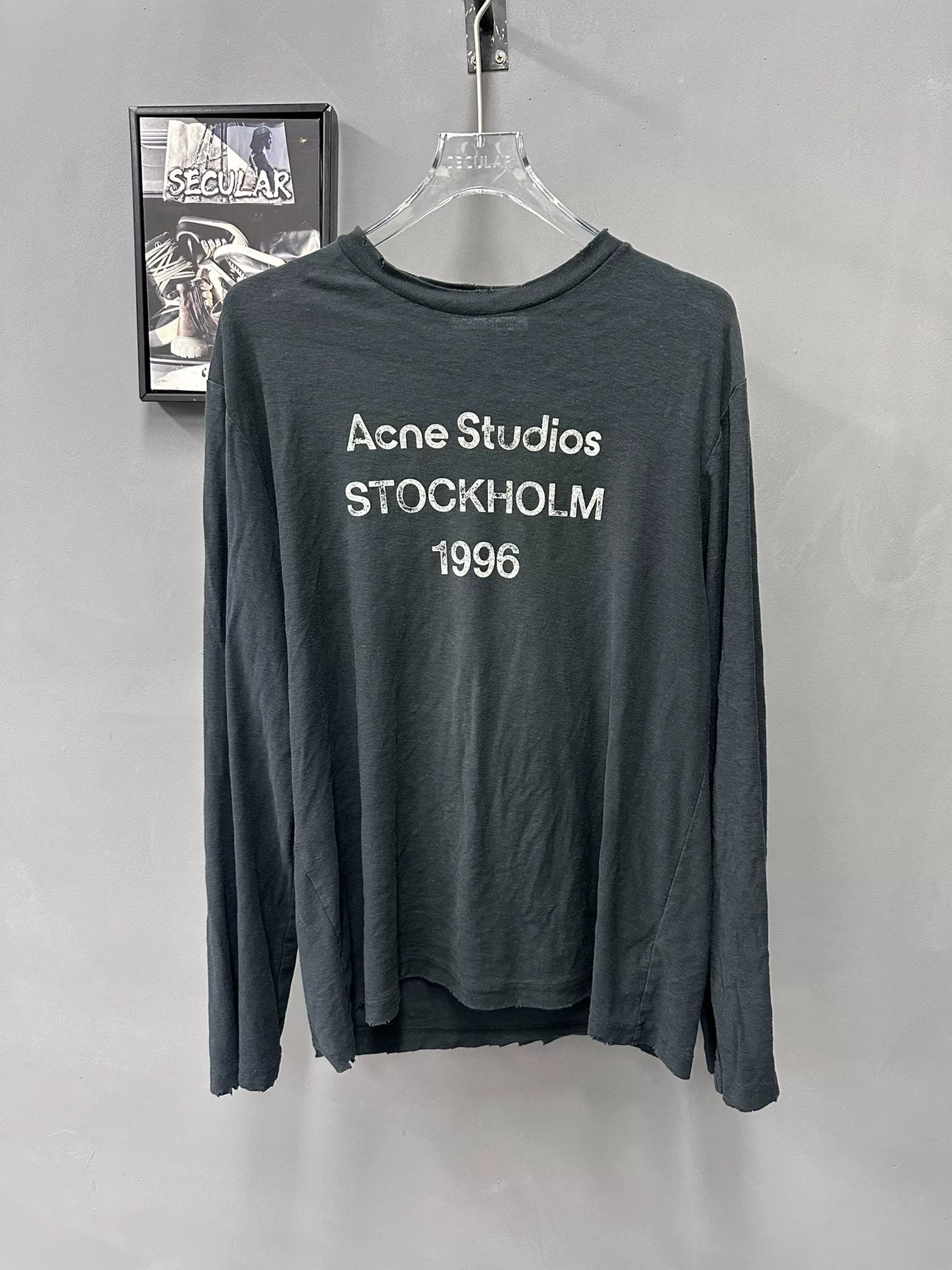 Acne Studios 1996 Long Sleeve Black Tee