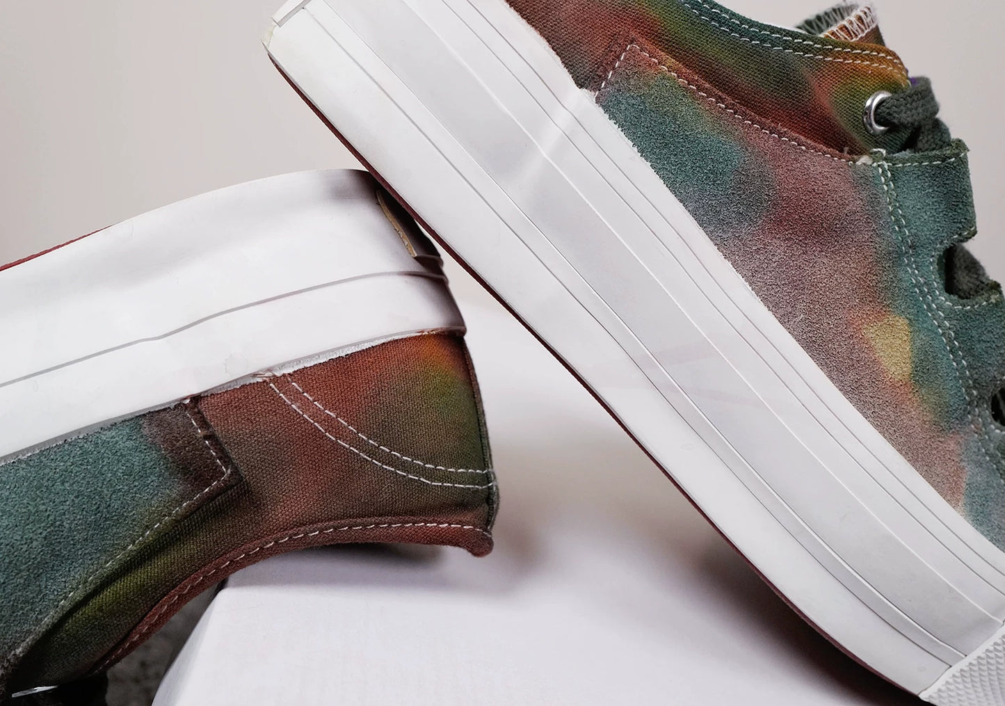 Needles Asymmetric Ghillie Tie Dye Sneaker
