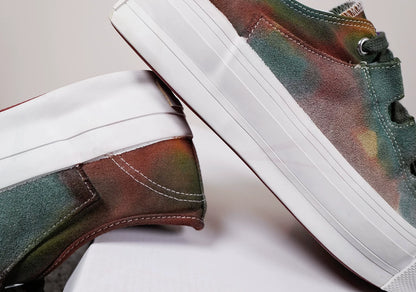 Needles Asymmetric Ghillie Tie Dye Sneaker