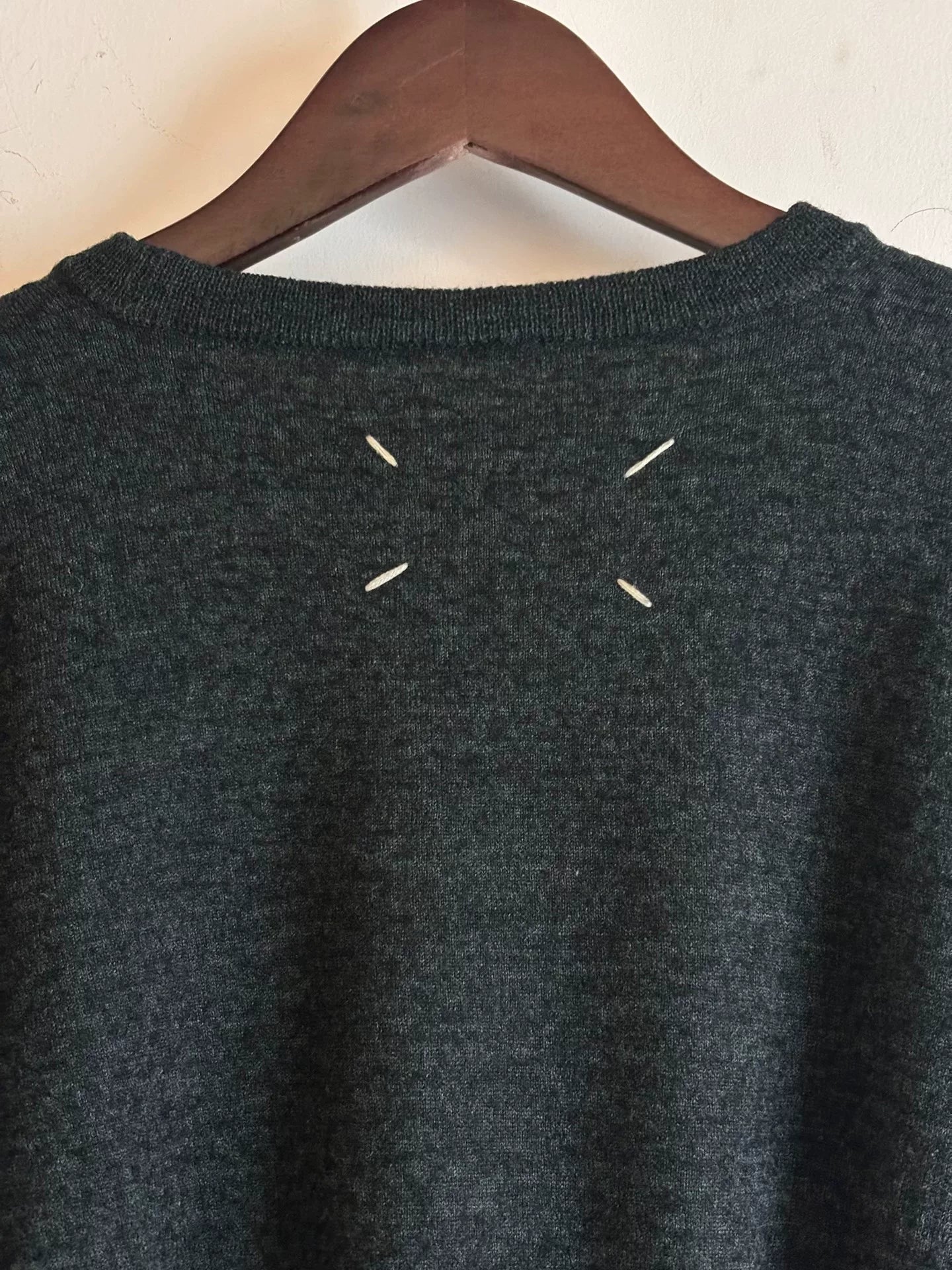 maison martin margiela 1999 black knit sweater