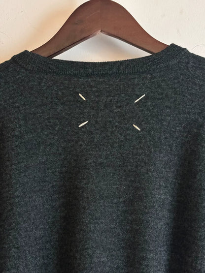 maison martin margiela 1999 black knit sweater
