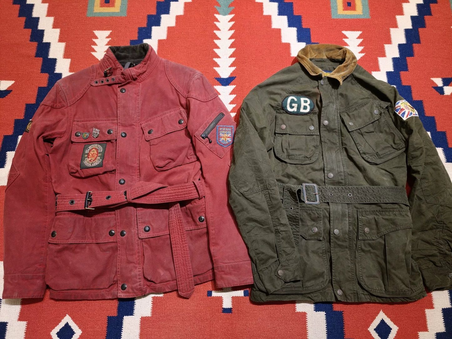 RRL Berkshire Camo Oilcloth Jacket