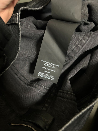 Saint Laurent Black Slim Fit Denim Pants