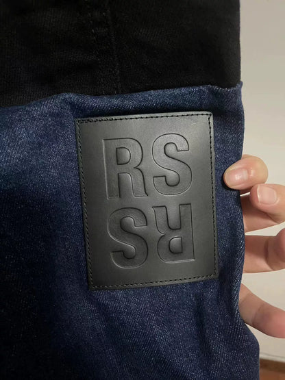 Raf Simons Patchwork Denim Shorts