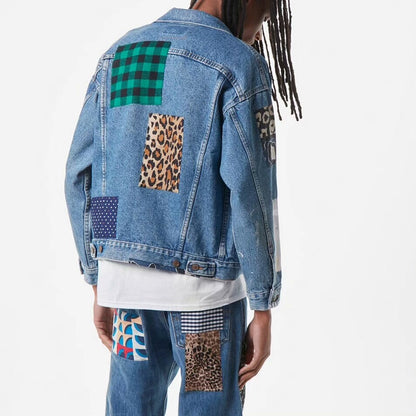 levi's x awake ny patchwork denim jacket