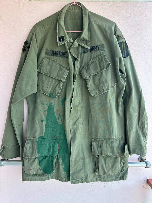 1960s Vintage Vietnam War TCU Combat Shirt