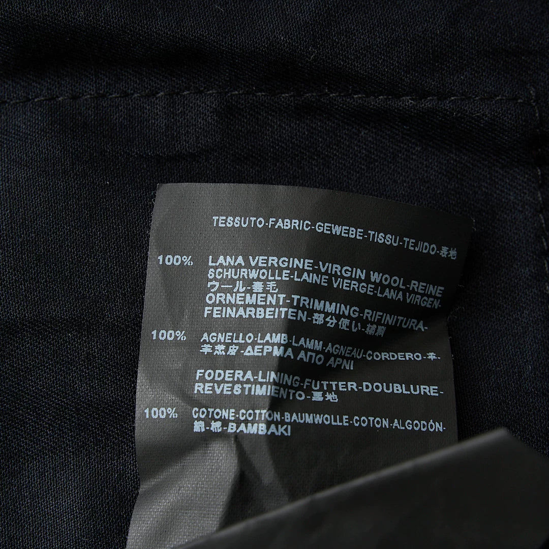 Saint Laurent Men's Black Wool Trousers