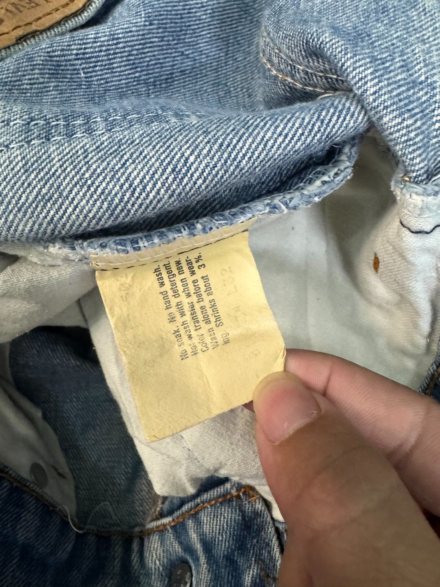 Vintage Levis 517 80s USA Washed Blue Jeans