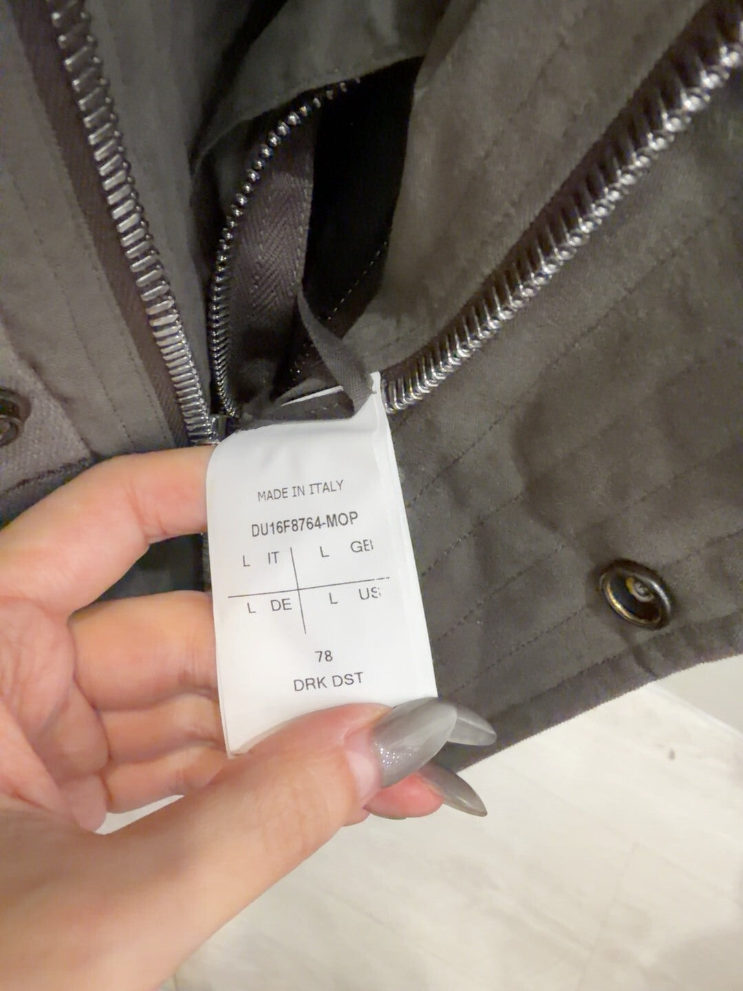 Rick Owens DRKSHDW Bomber Jacket Gray