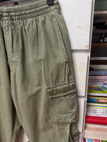 wtaps 18aw smock cargo pants in green