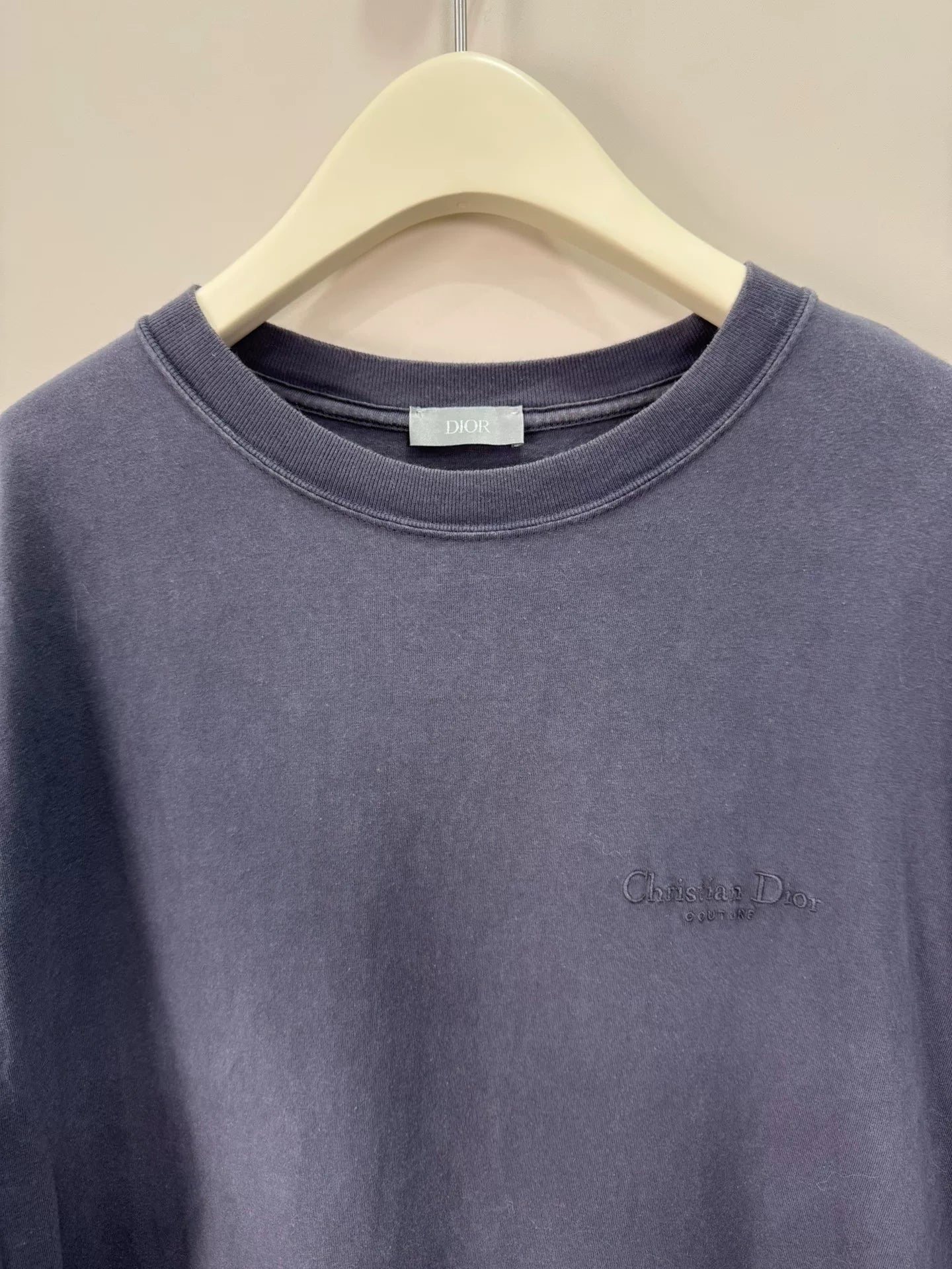 Dior Embroidered Short Sleeve T-Shirt Size L