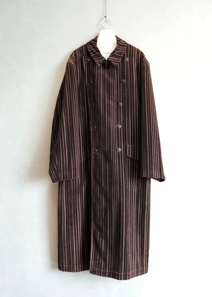 Yohji Yamamoto Striped Corduroy Coat