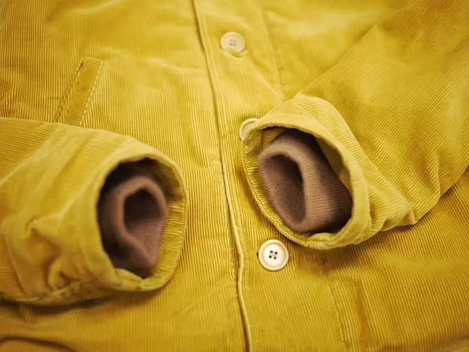 Visvim Deckhand Sheepskin Jacket Mustard