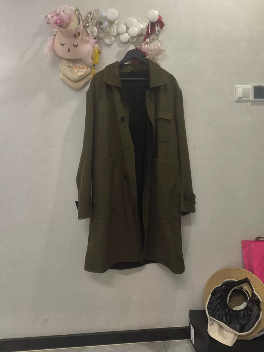 Ann Demeulemeester Reversible Winter Coat