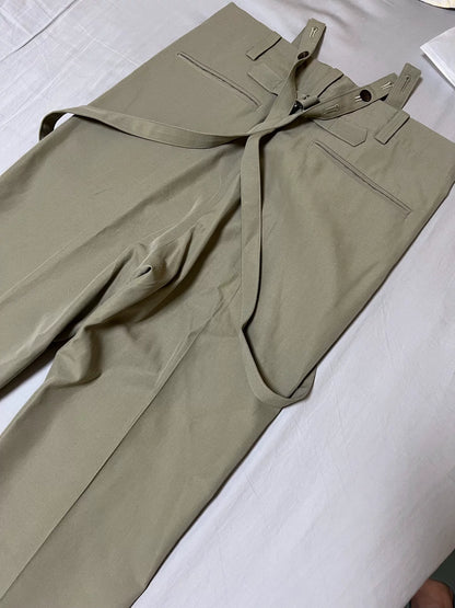 Visvim 24SS Tupper Khaki Suspender Pants