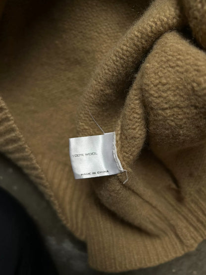 number nine knitted cardigan in beige