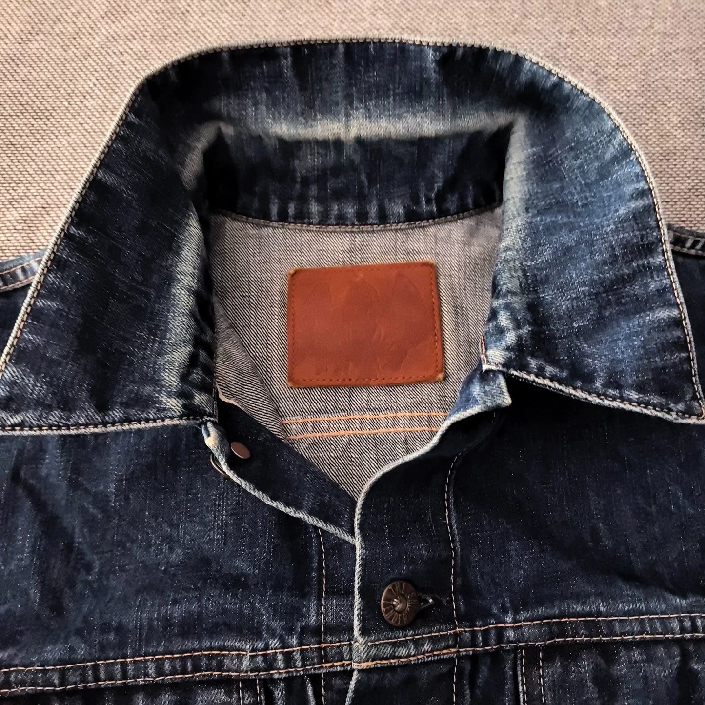 Tenderloin K-7 Denim Jacket with Copper Buttons