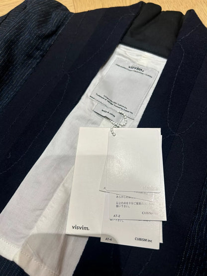 visvim ruunpe pinstripe coat