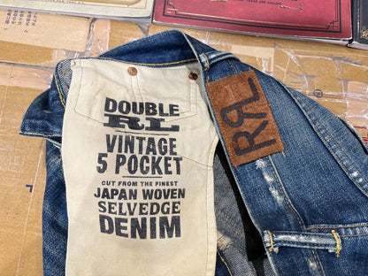 RRL Vintage Distressed Denim Jeans