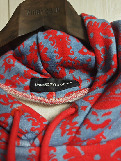 valentino x undercover graphic hoodie size 3