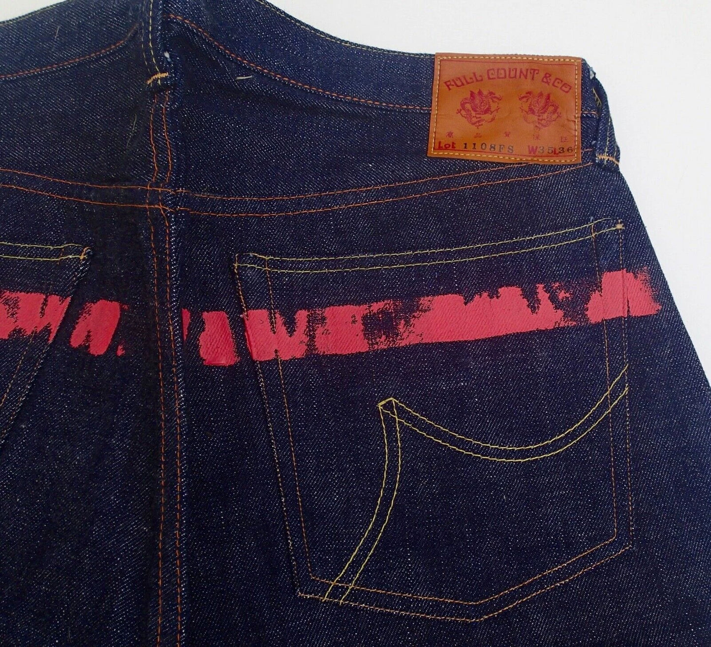FULLCOUNT 1108fs Dark Blue Denim Jeans