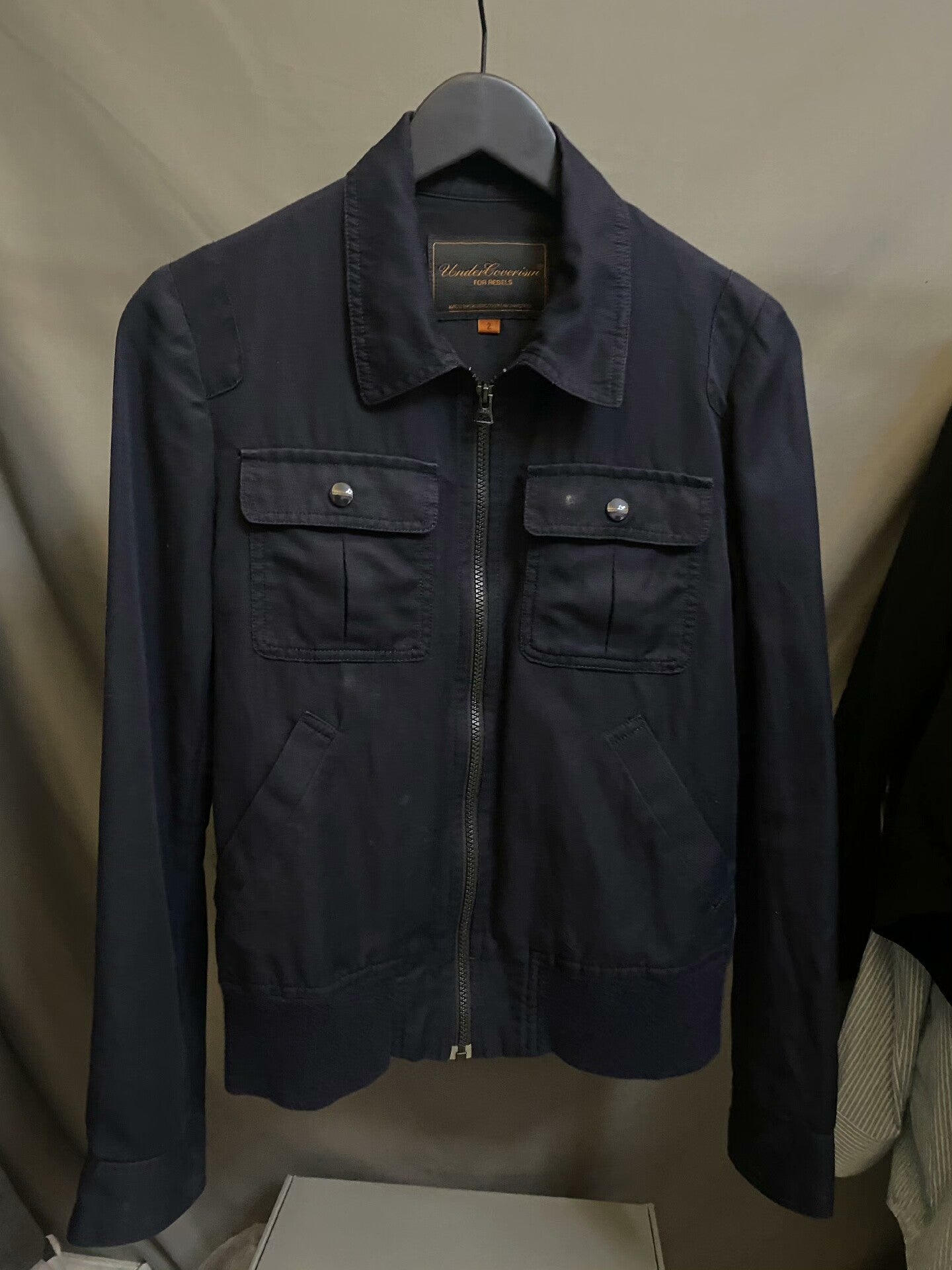 undercover embroidered pocket jacket