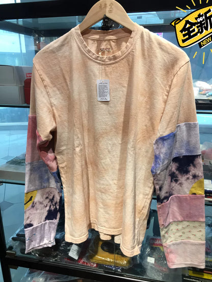 kapital tie-dye smiley long sleeve shirt
