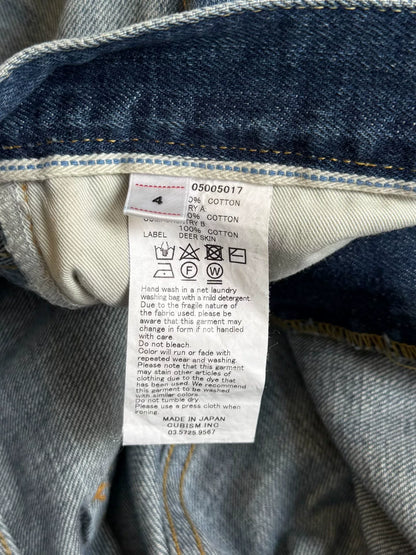 VISVIM 22SS JOURNEYMAN PANTS TACKED DMGD-27