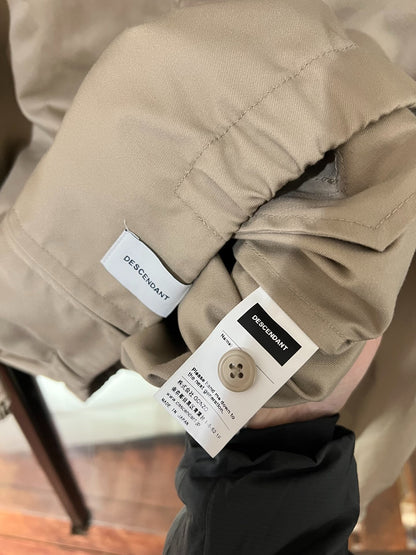 beige lightweight jacket by DCDT Descendant