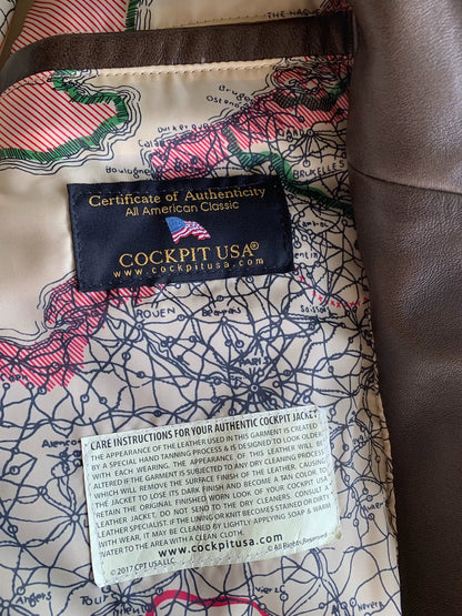 Cockpit USA G1 Vintage Shearling Flight Jacket
