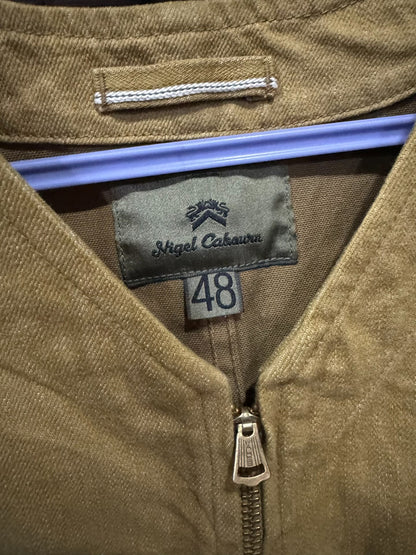 nigel cabourn canvas vest with pockets